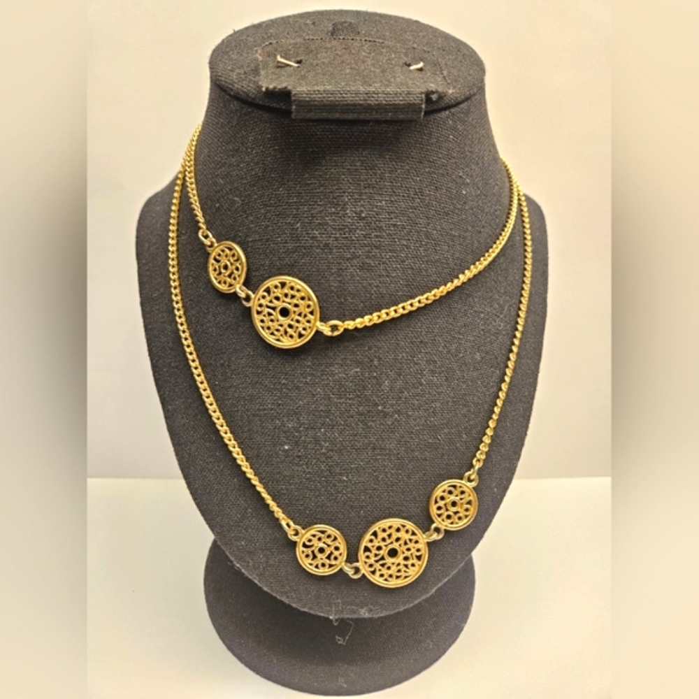 Gold Tone Chain Necklace